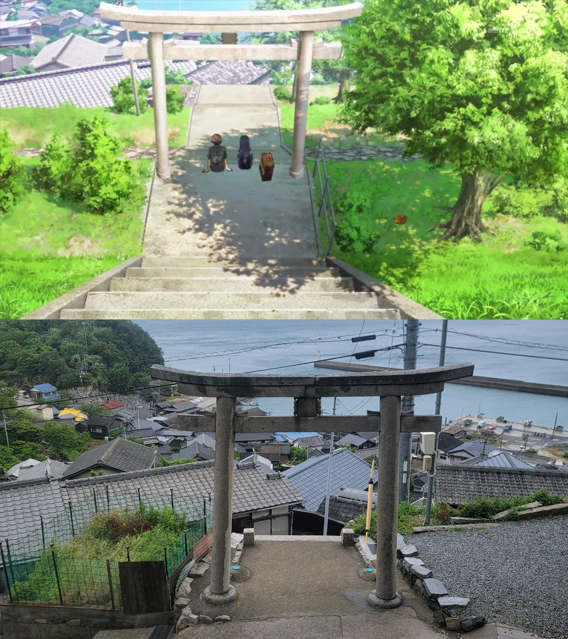 男木岛豊玉姫神社参道